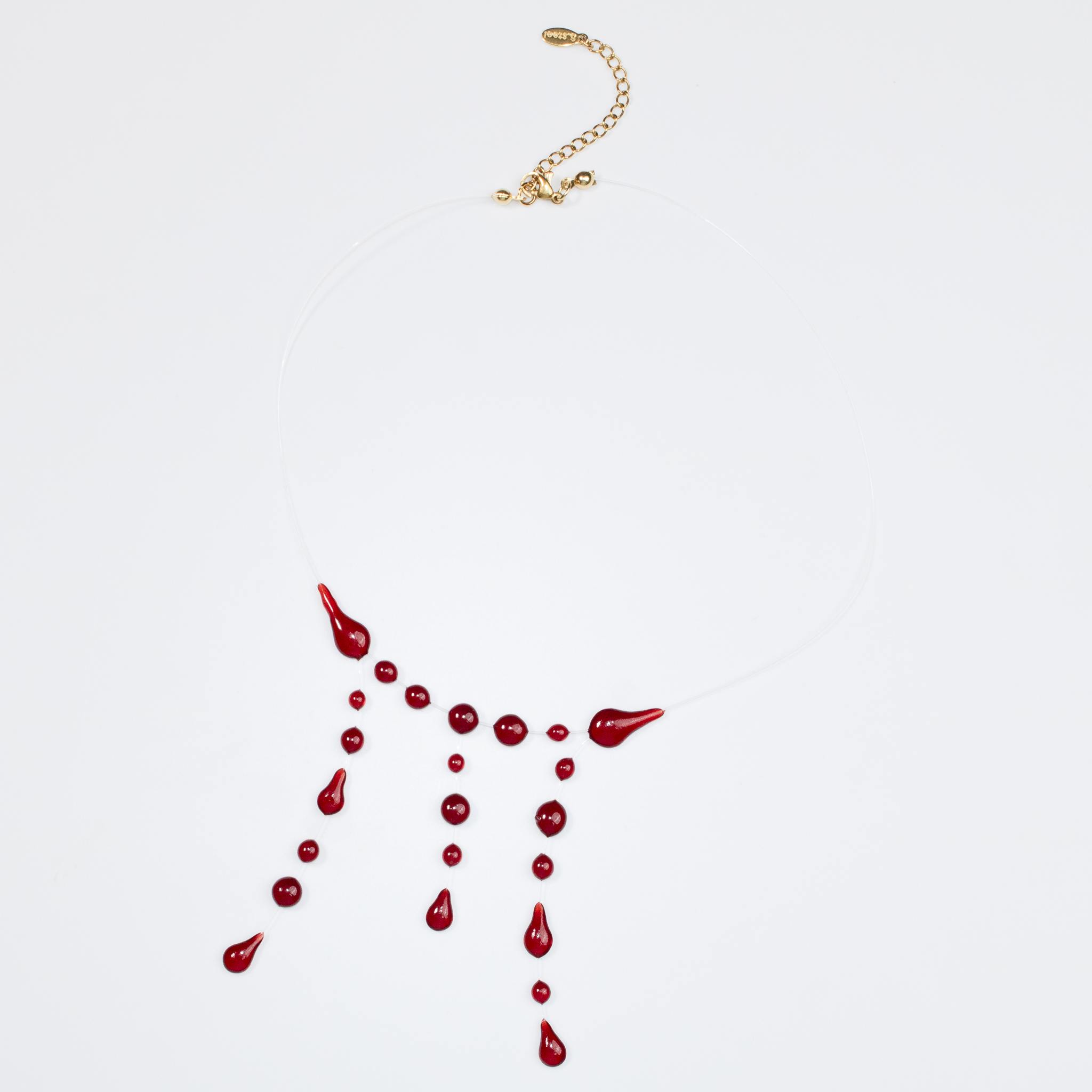 Colier Burgundy Cascade