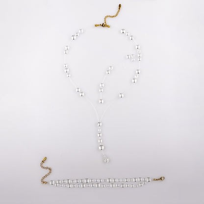 Colier Celestelle & Brățară Double Droplet