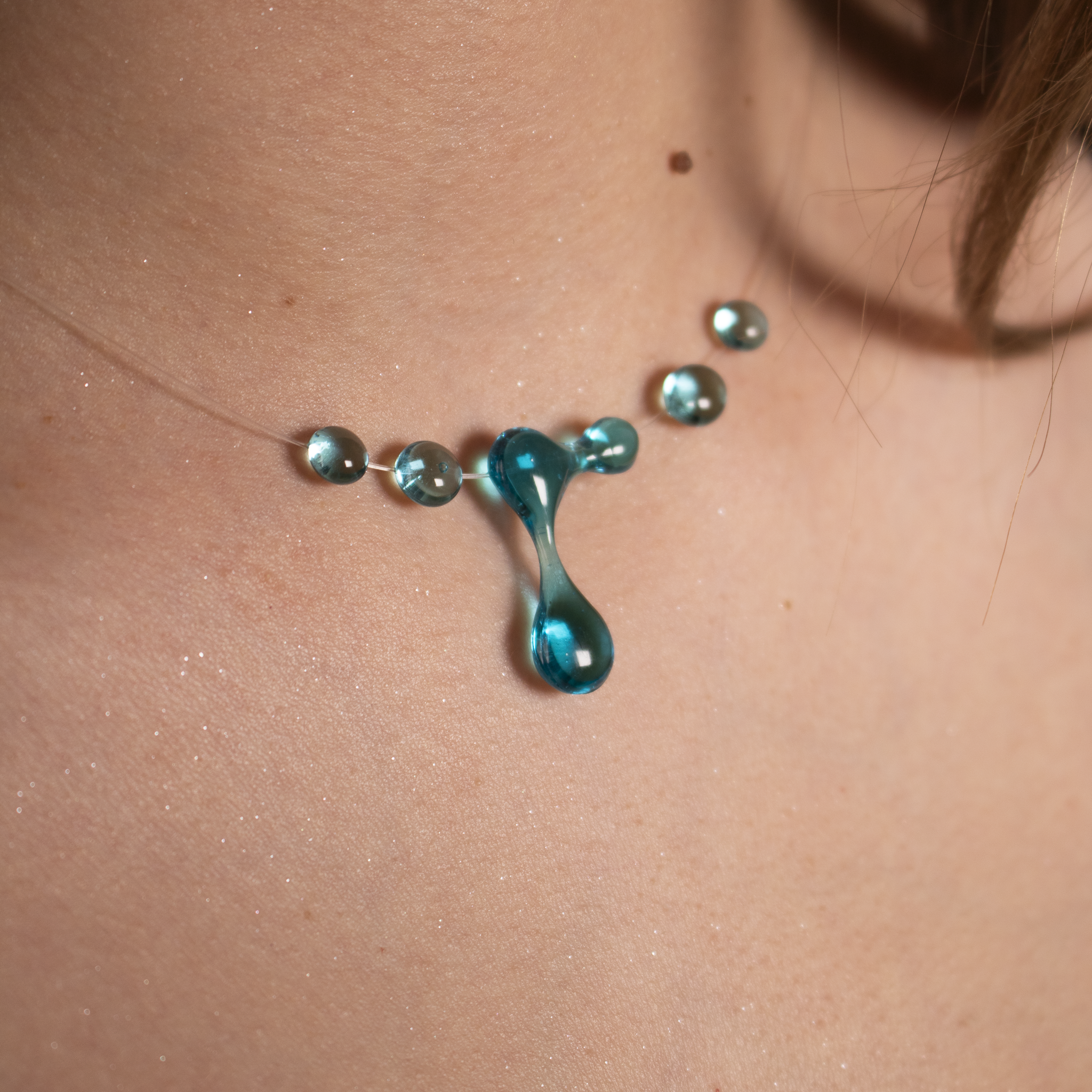 Colier Blue Drop