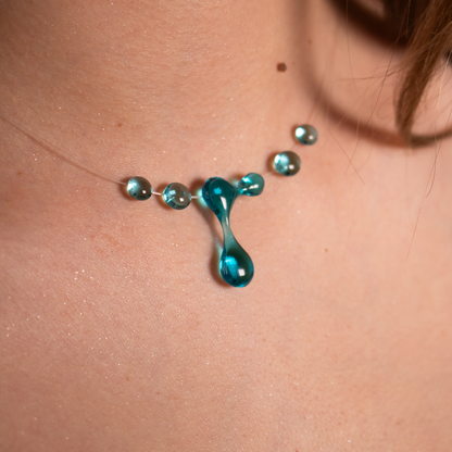 Colier Blue Drop