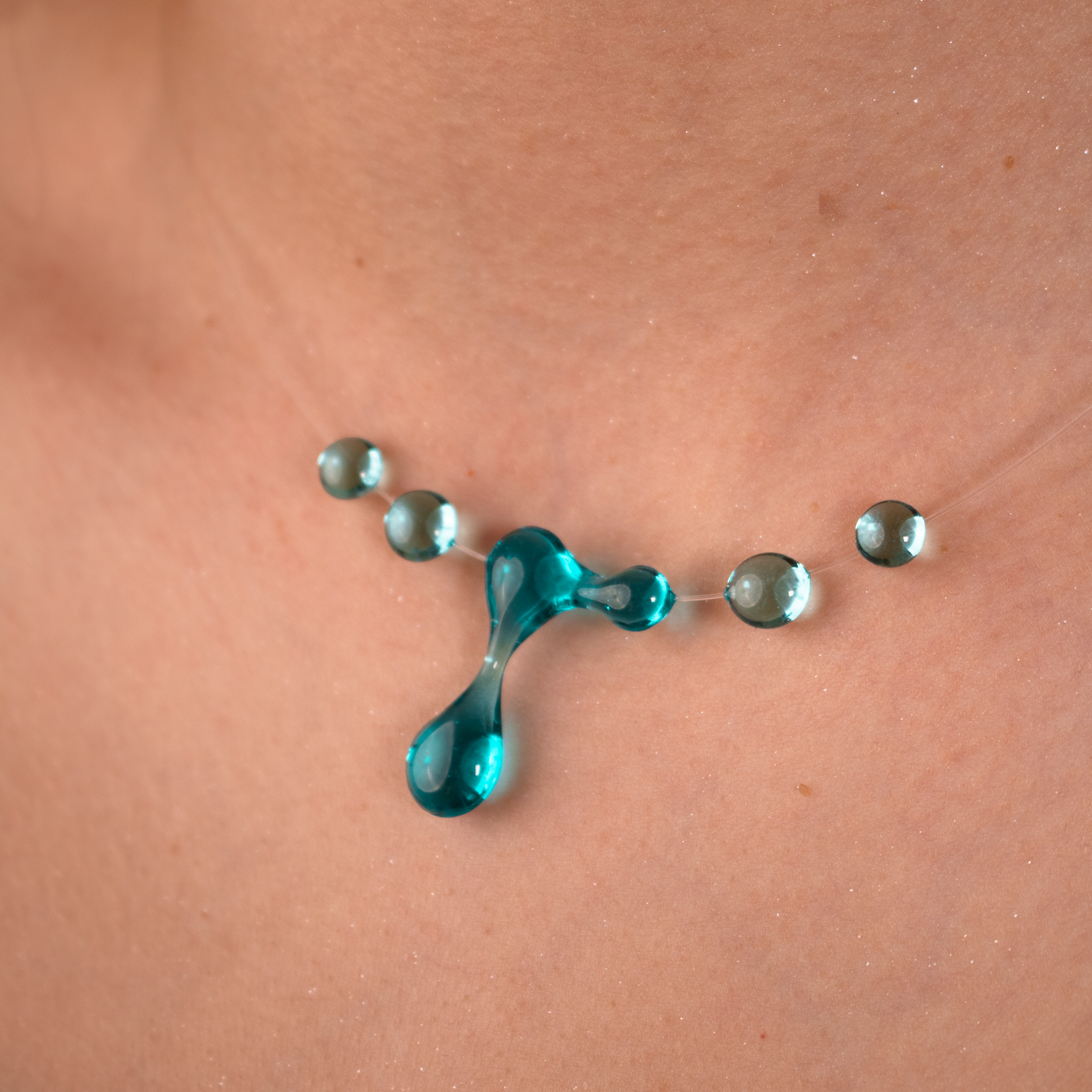 Colier Blue Drop