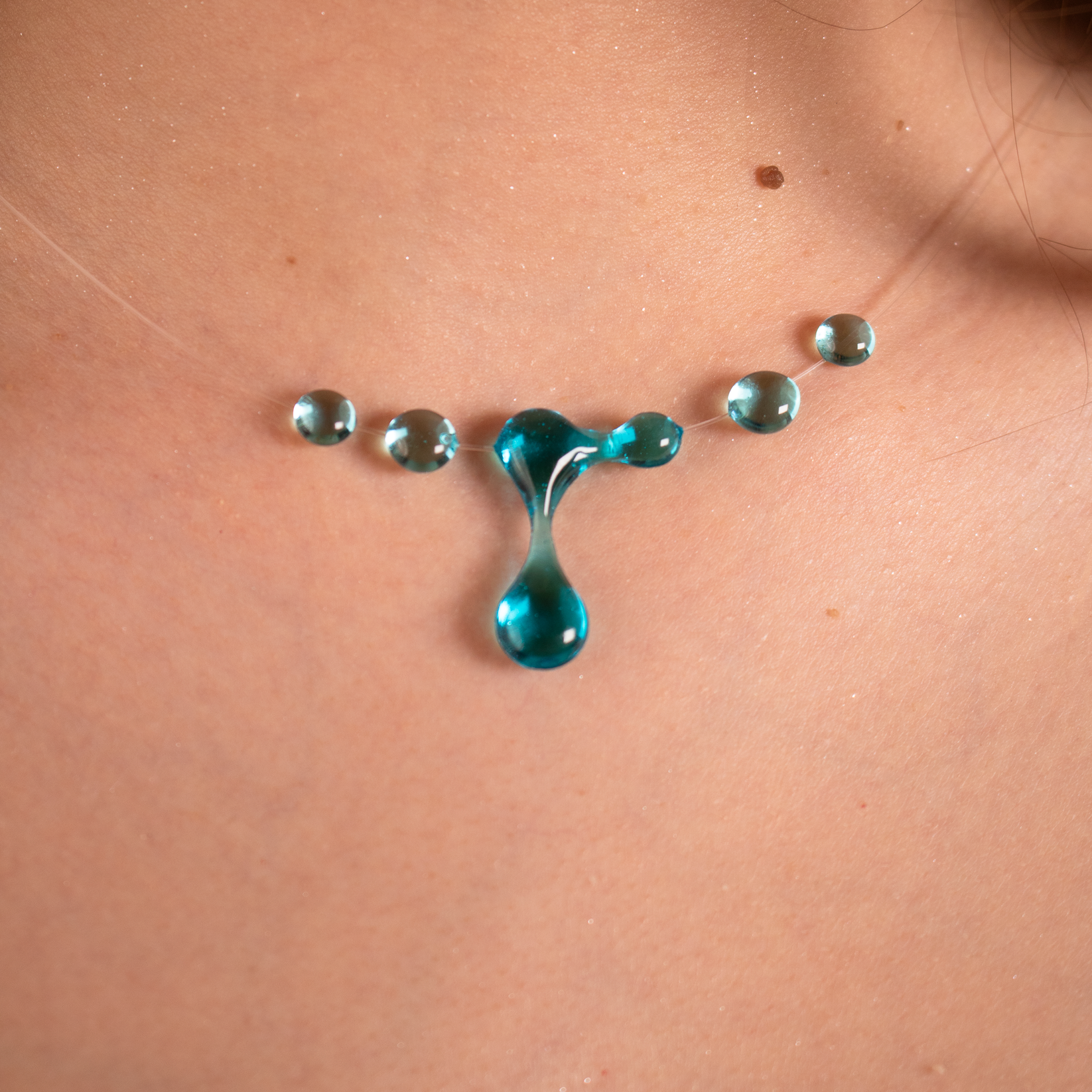 Colier Blue Drop