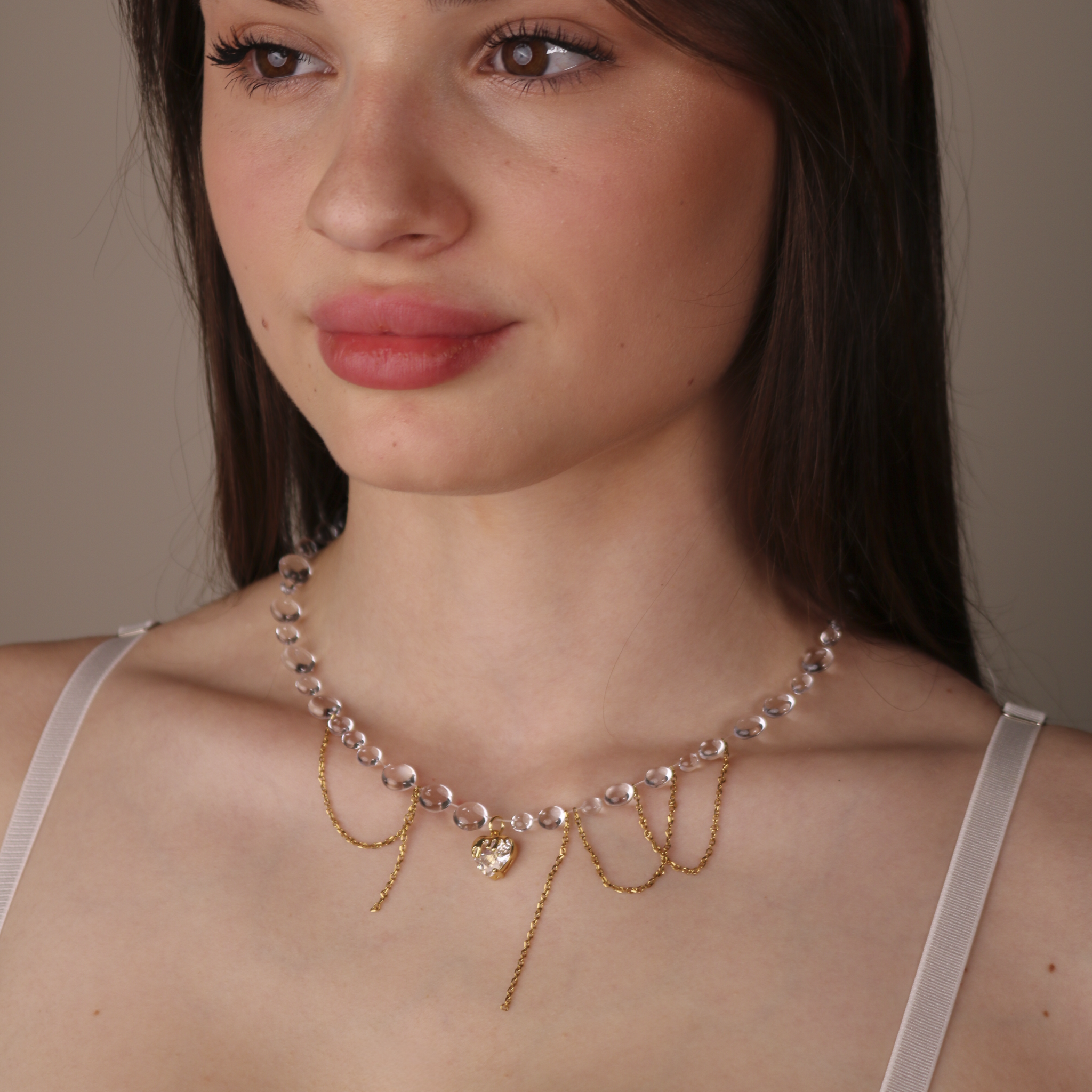 Colier Crystal Heart