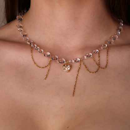 Colier Crystal Heart