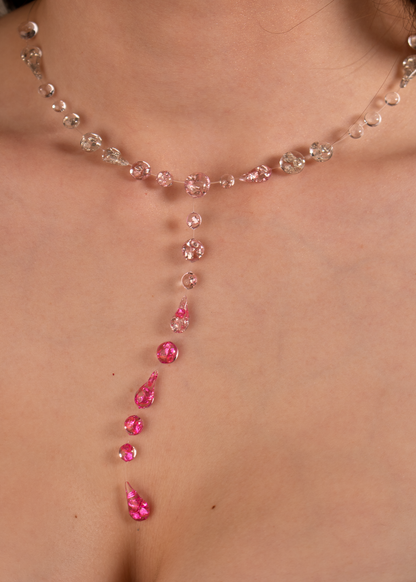 Colier Pink Galaxy