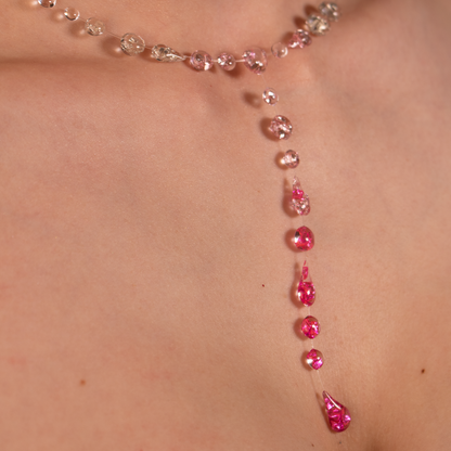 Colier Pink Galaxy