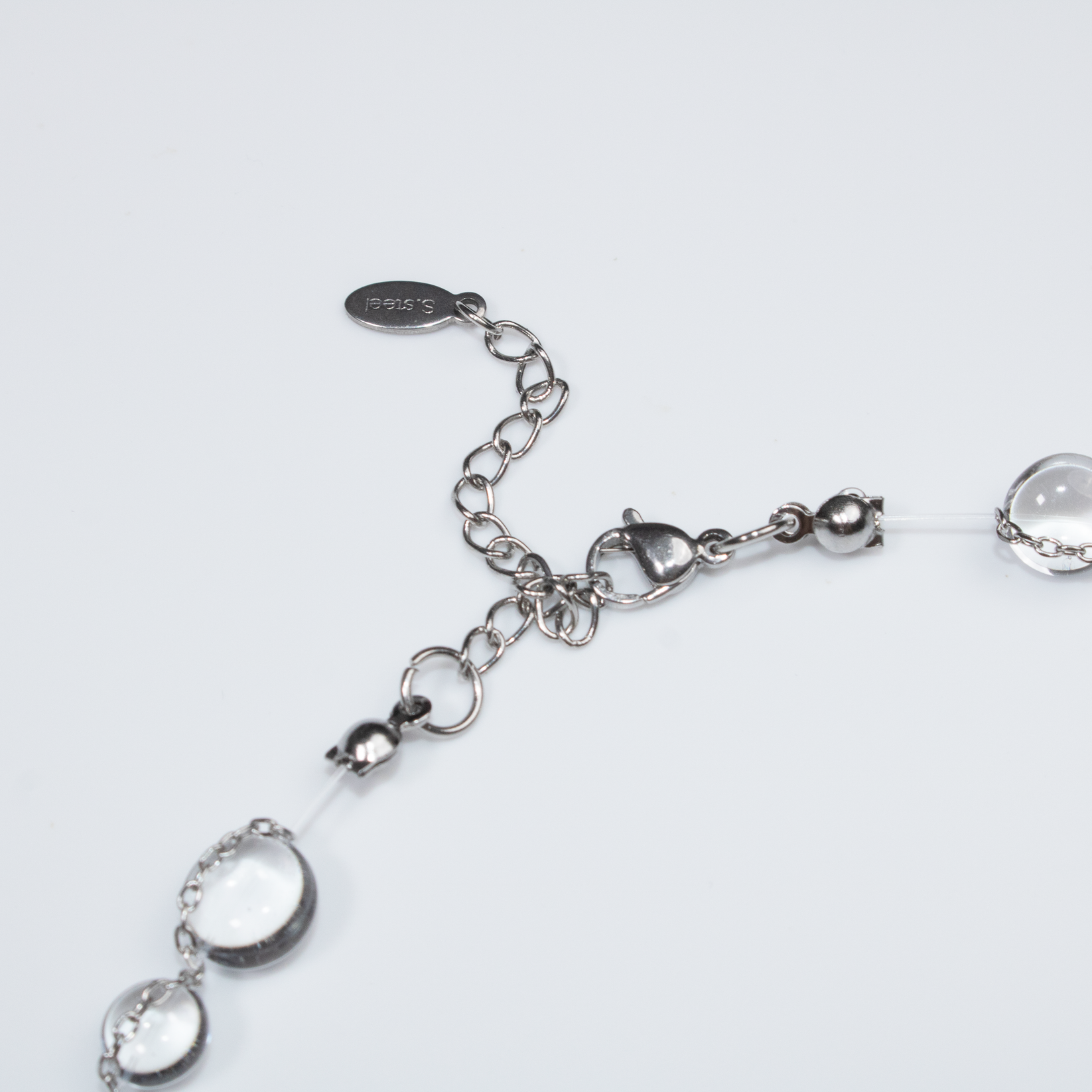 Colier Silver Bow