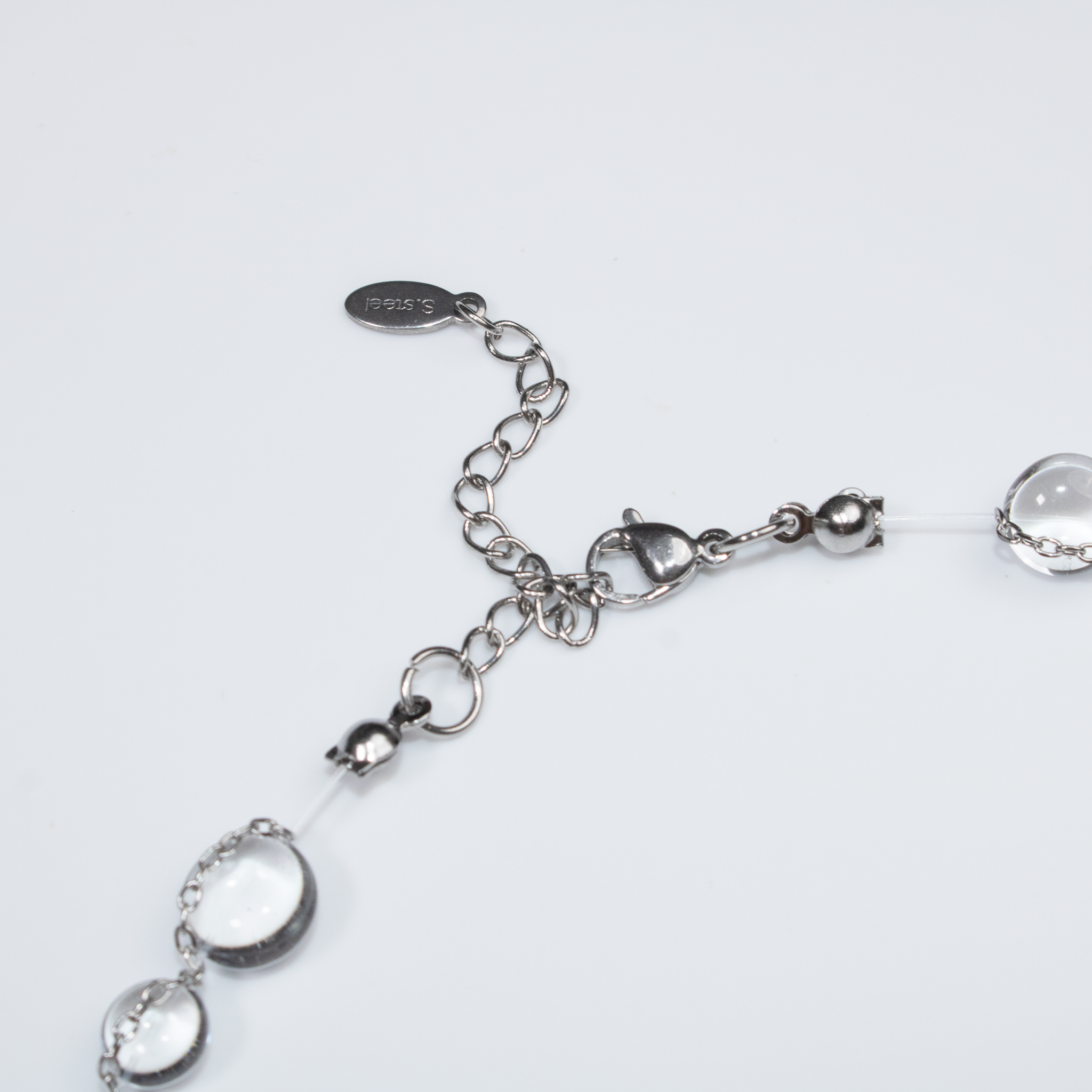 Colier Silver Bow
