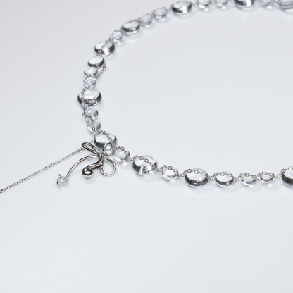 Colier Silver Bow
