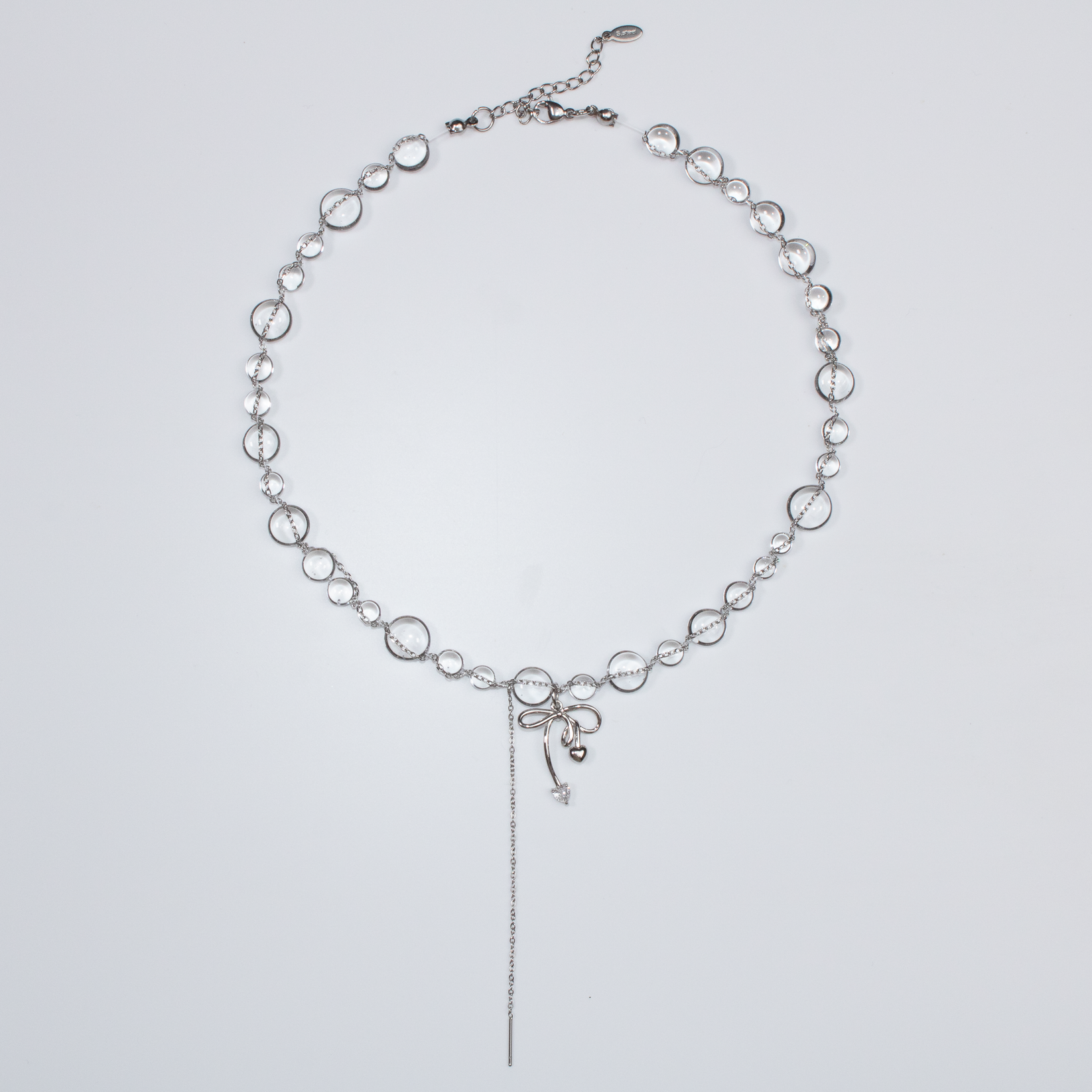 Colier Silver Bow
