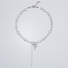 Colier Silver Bow