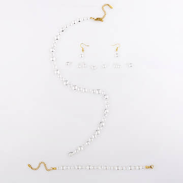 Colier Moon Drop & Brățară Droplet & Cercei Infinity