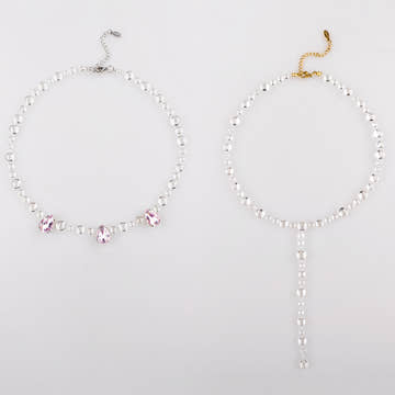 Gemastone Rosa & Colier Veyla