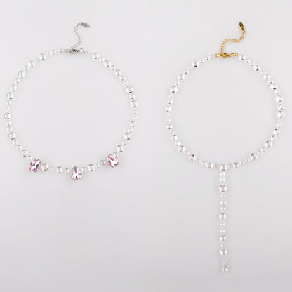 Gemastone Rosa & Colier Veyla