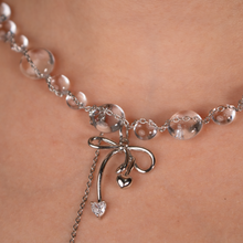 Colier Silver Bow