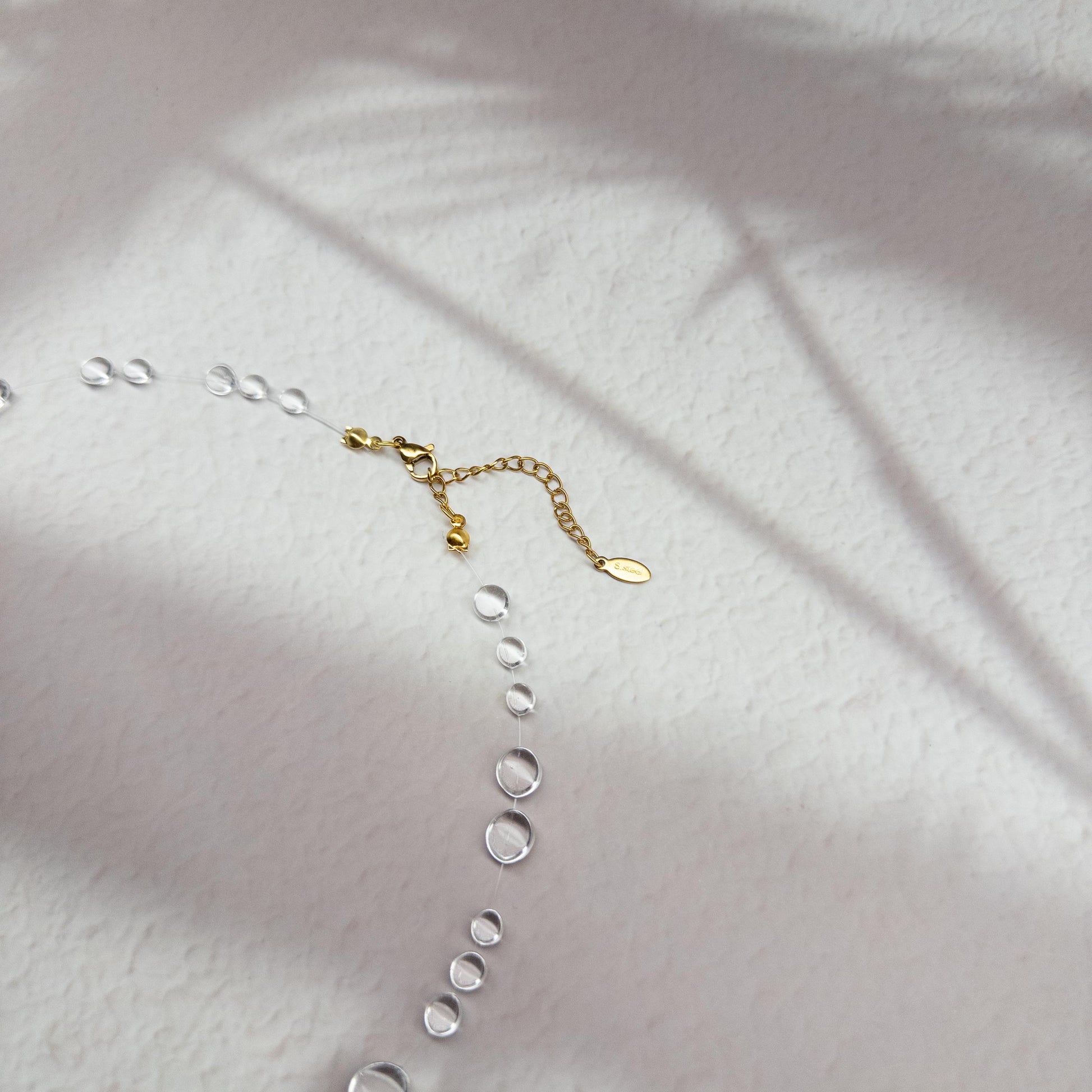 Colier White Roses 3- Drop