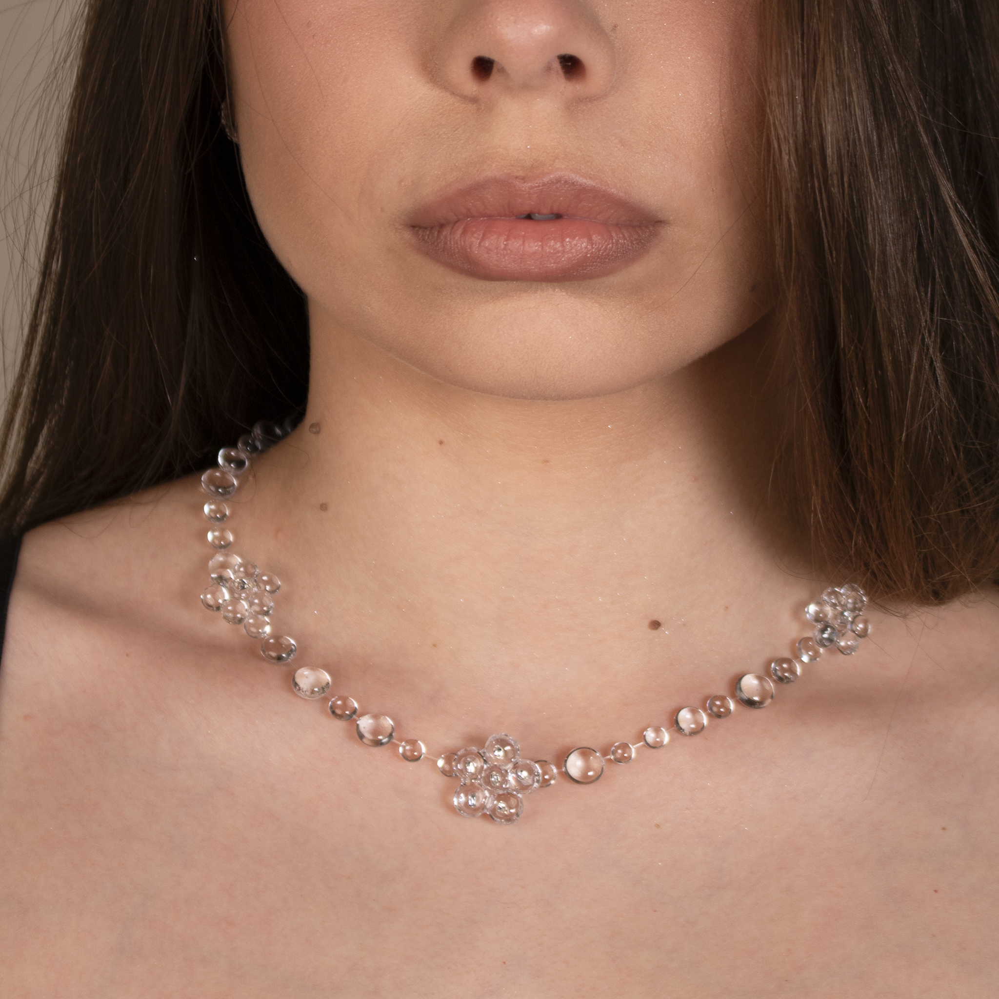 Colier Floral Swarovski