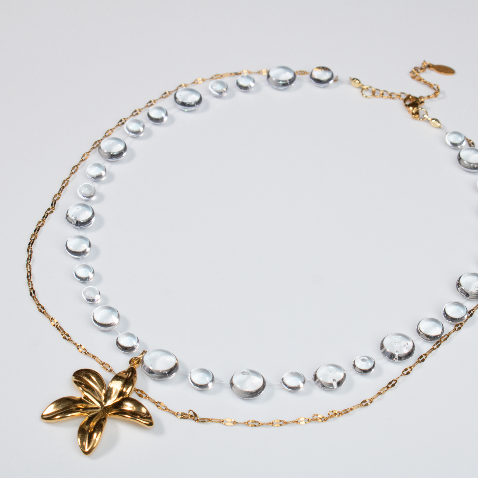Colier Gold Plumeria