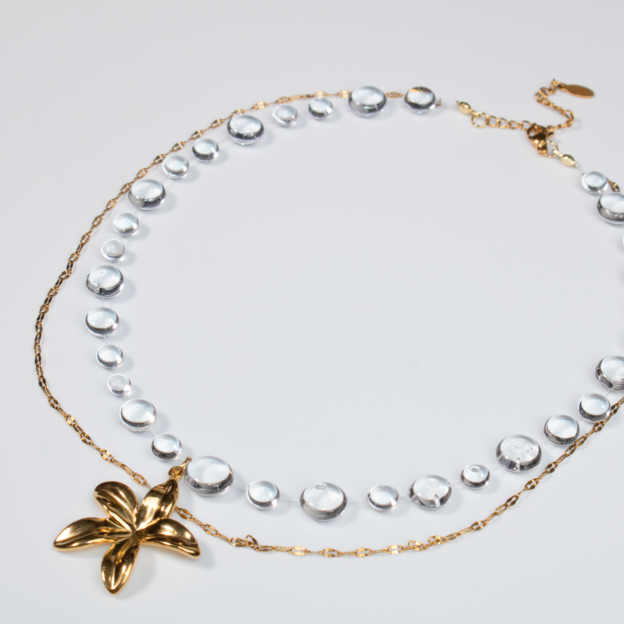 Colier Gold Plumeria