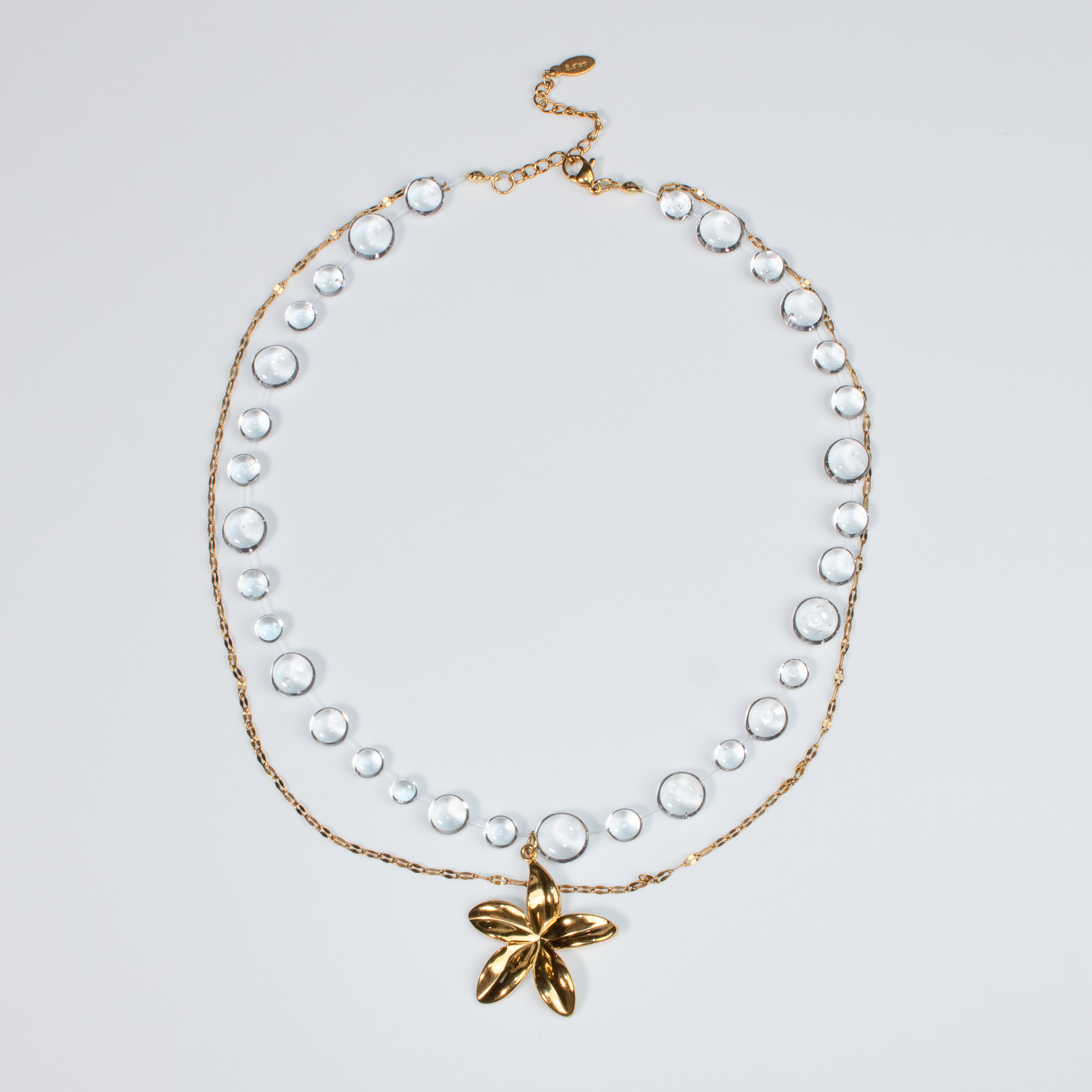 Colier Gold Plumeria