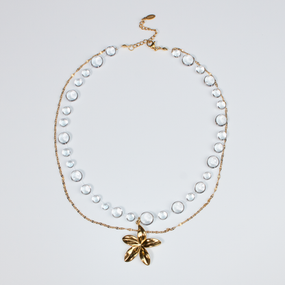 Colier Gold Plumeria