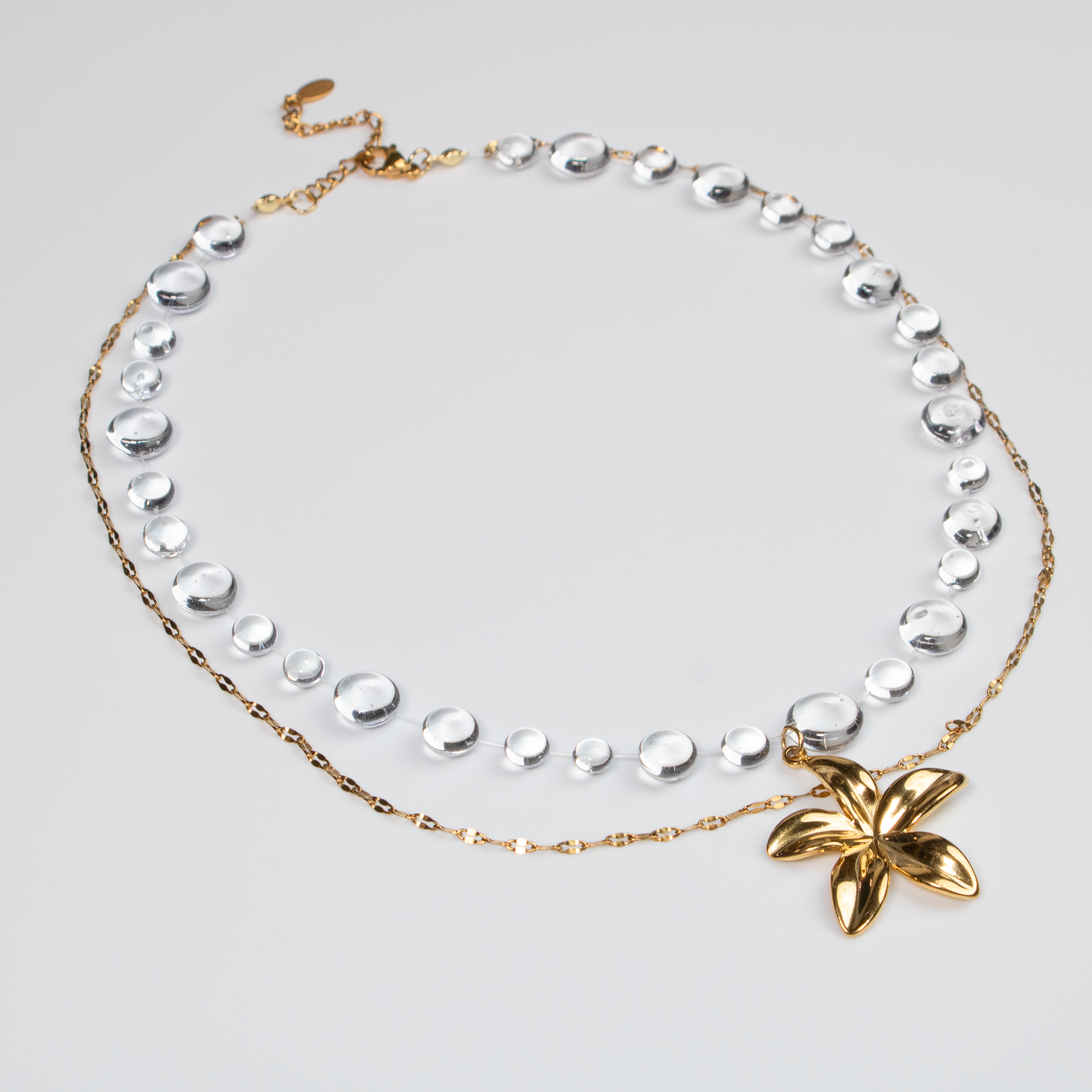 Colier Gold Plumeria