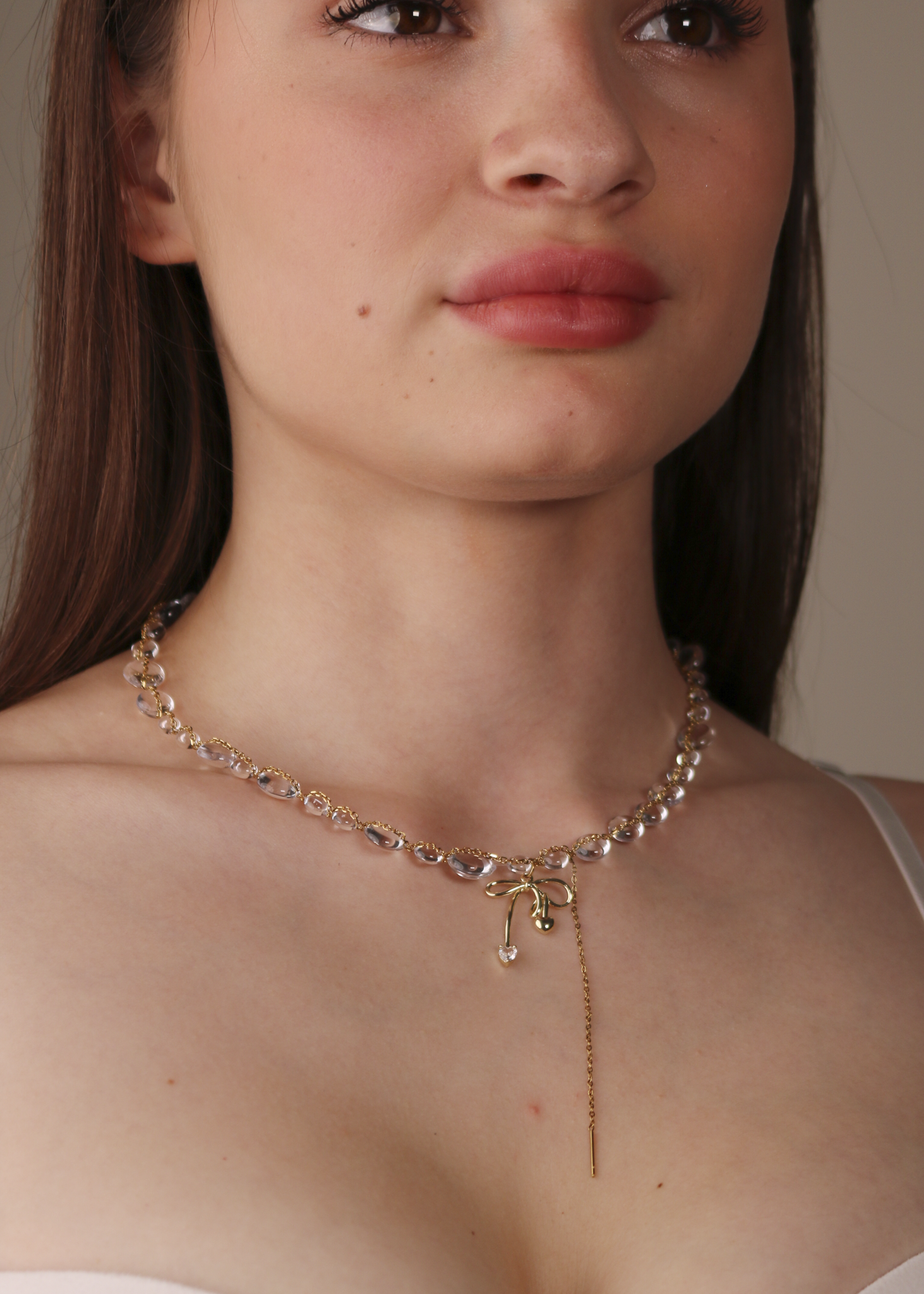 Colier Golden Bow