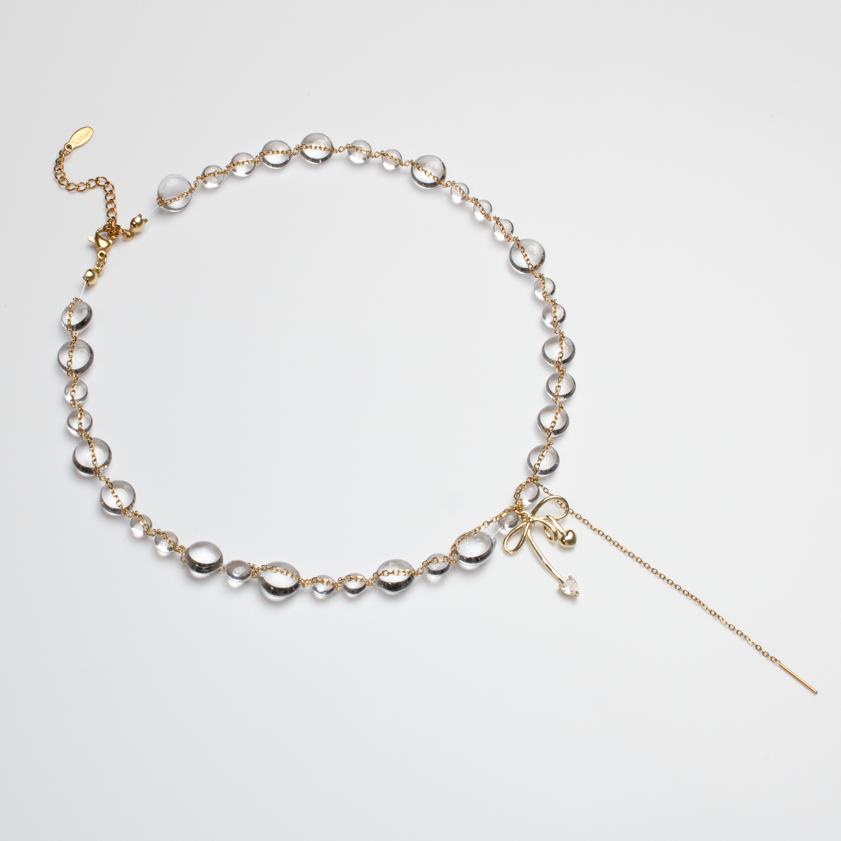Colier Golden Bow