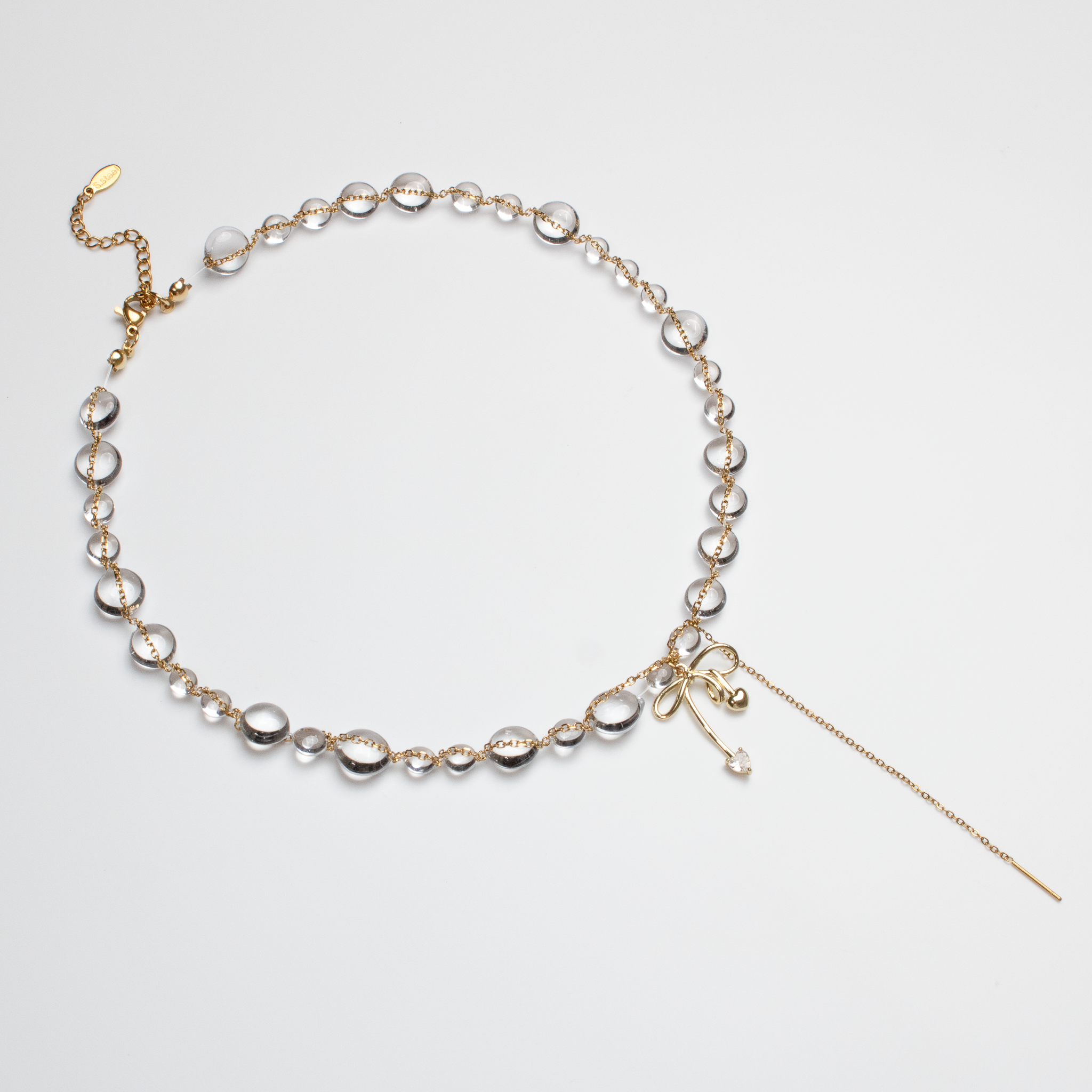 Colier Golden Bow