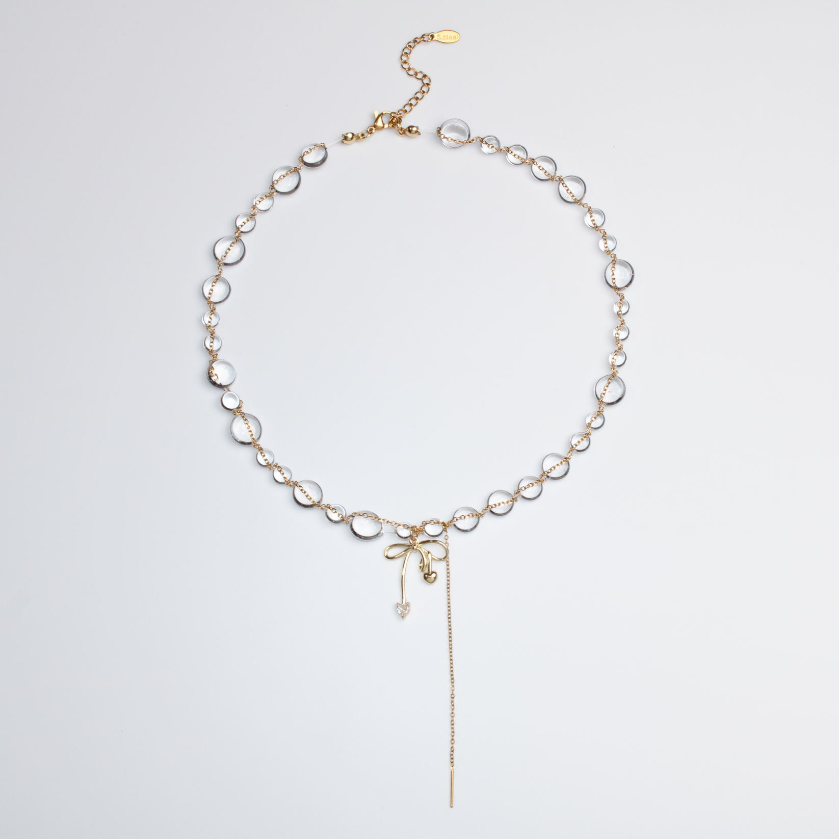 Colier Golden Bow