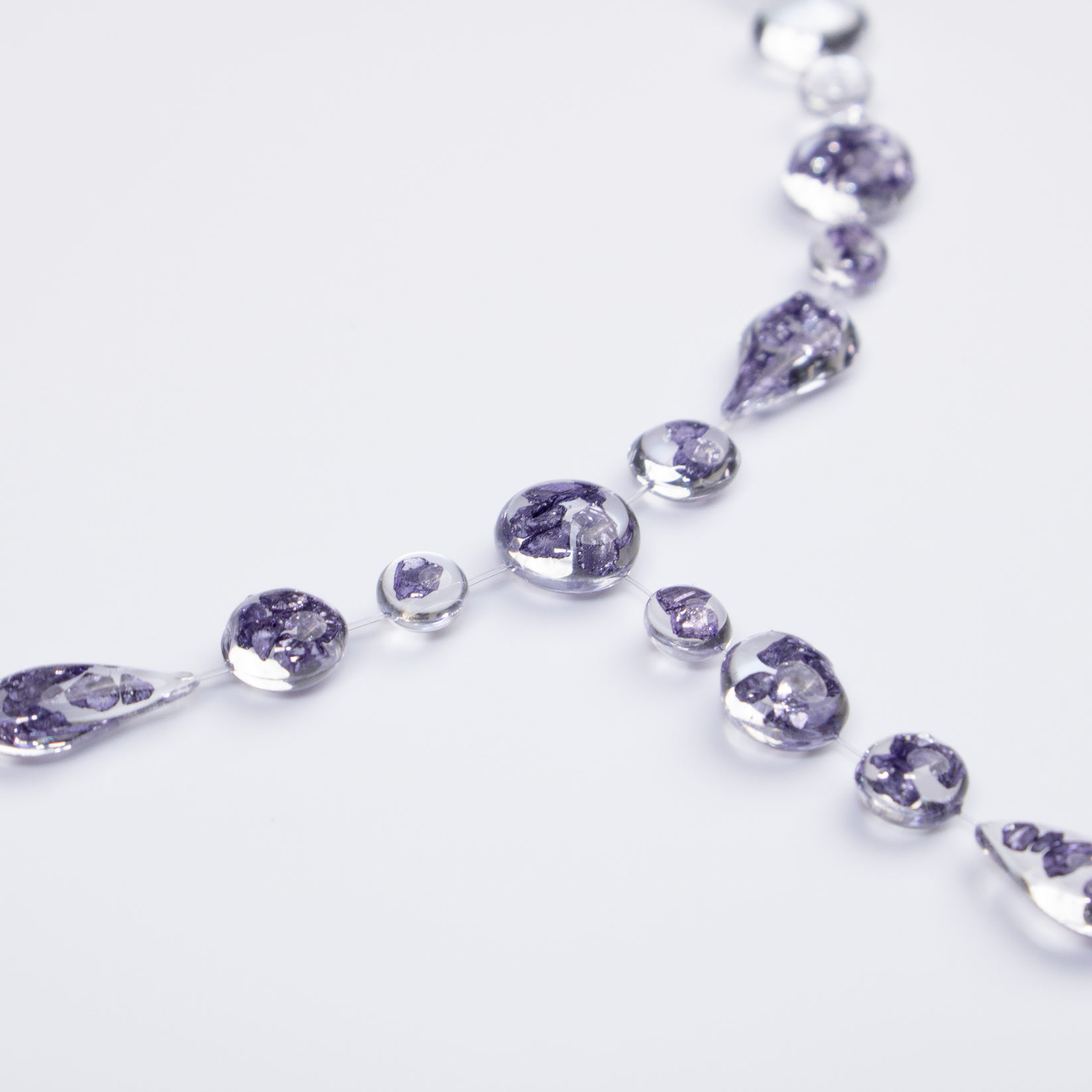 Colier Lilac Galaxy