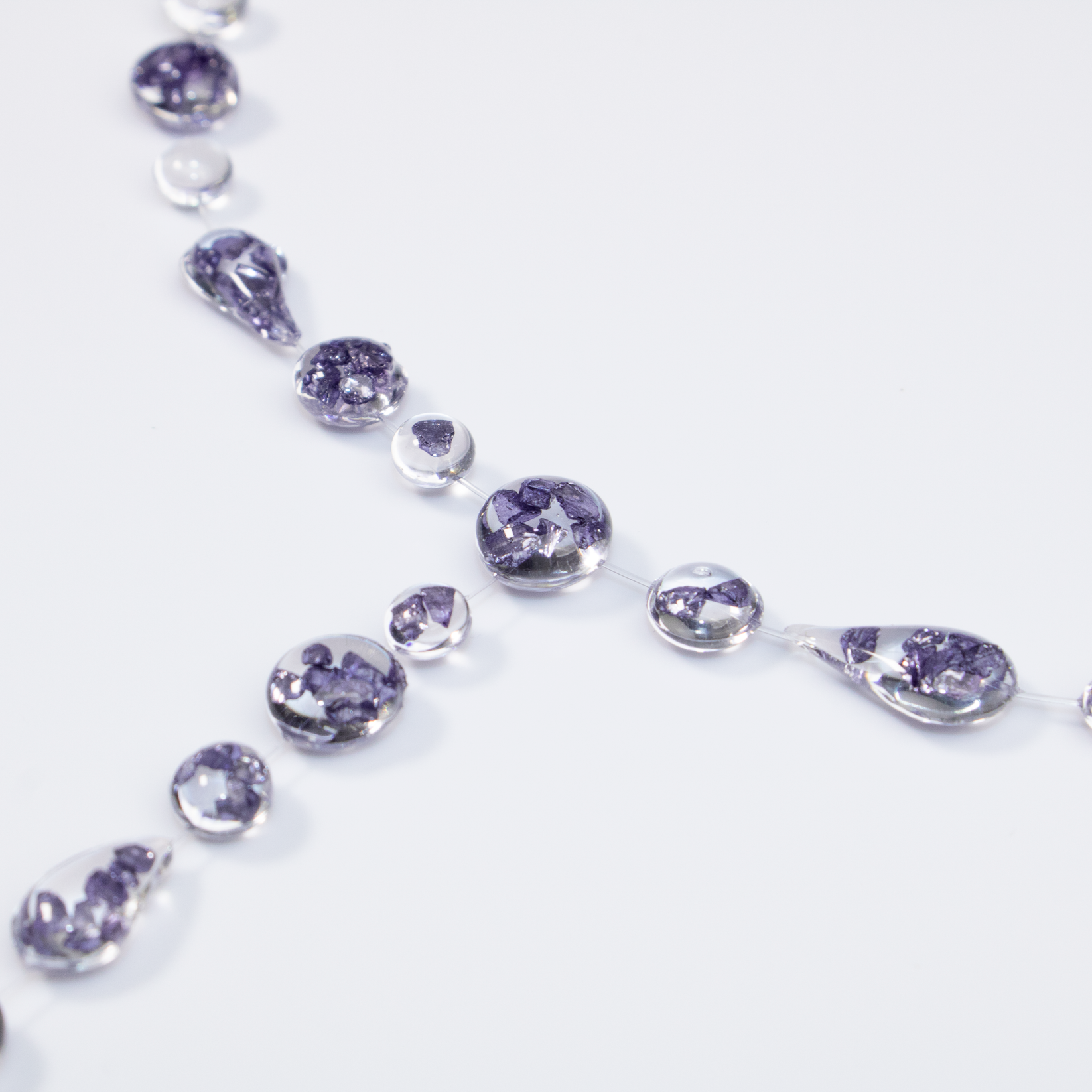 Colier Lilac Galaxy