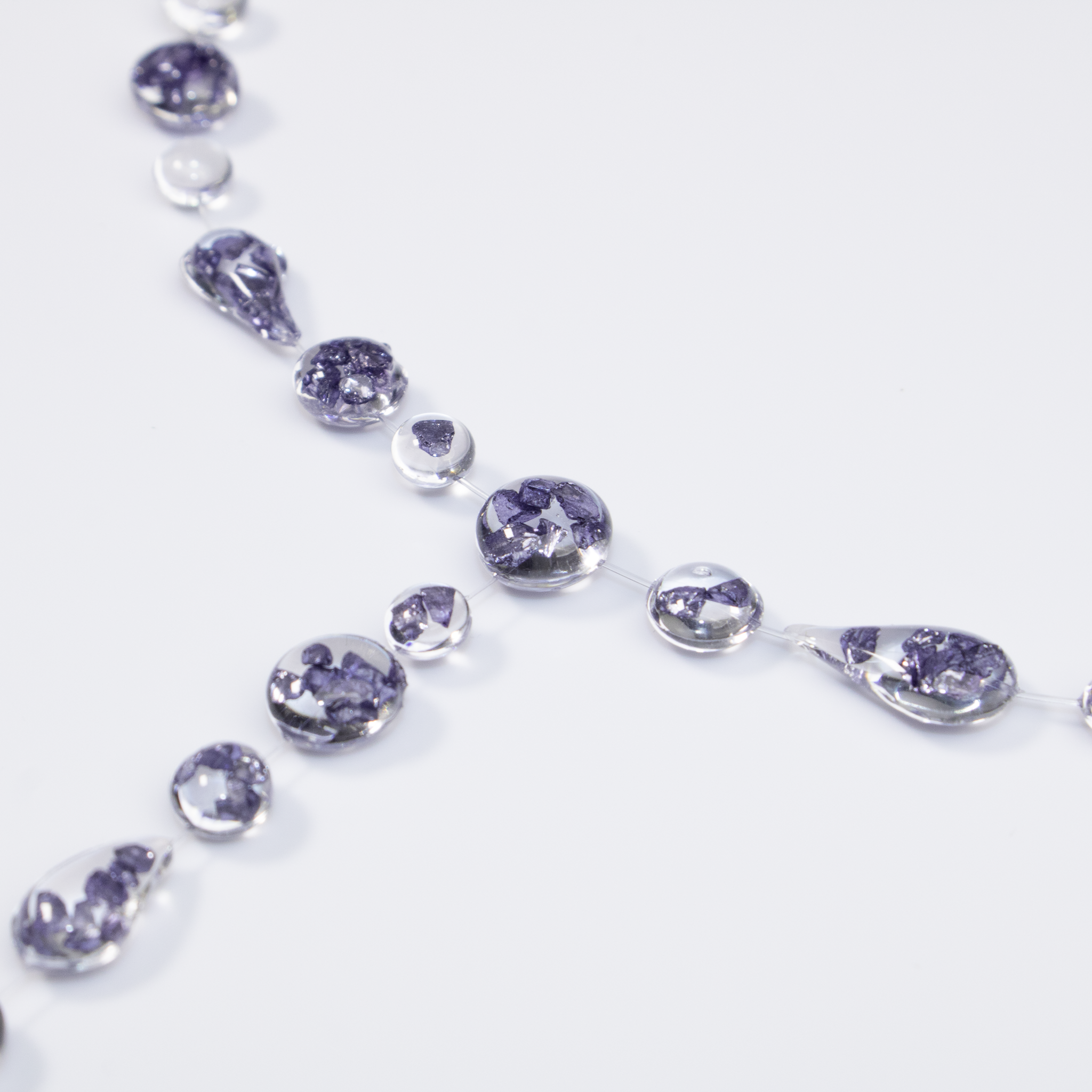 Colier Lilac Galaxy