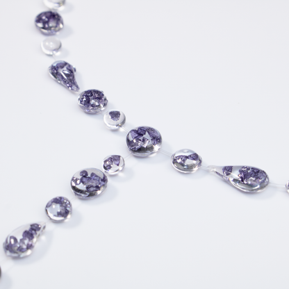 Colier Lilac Galaxy