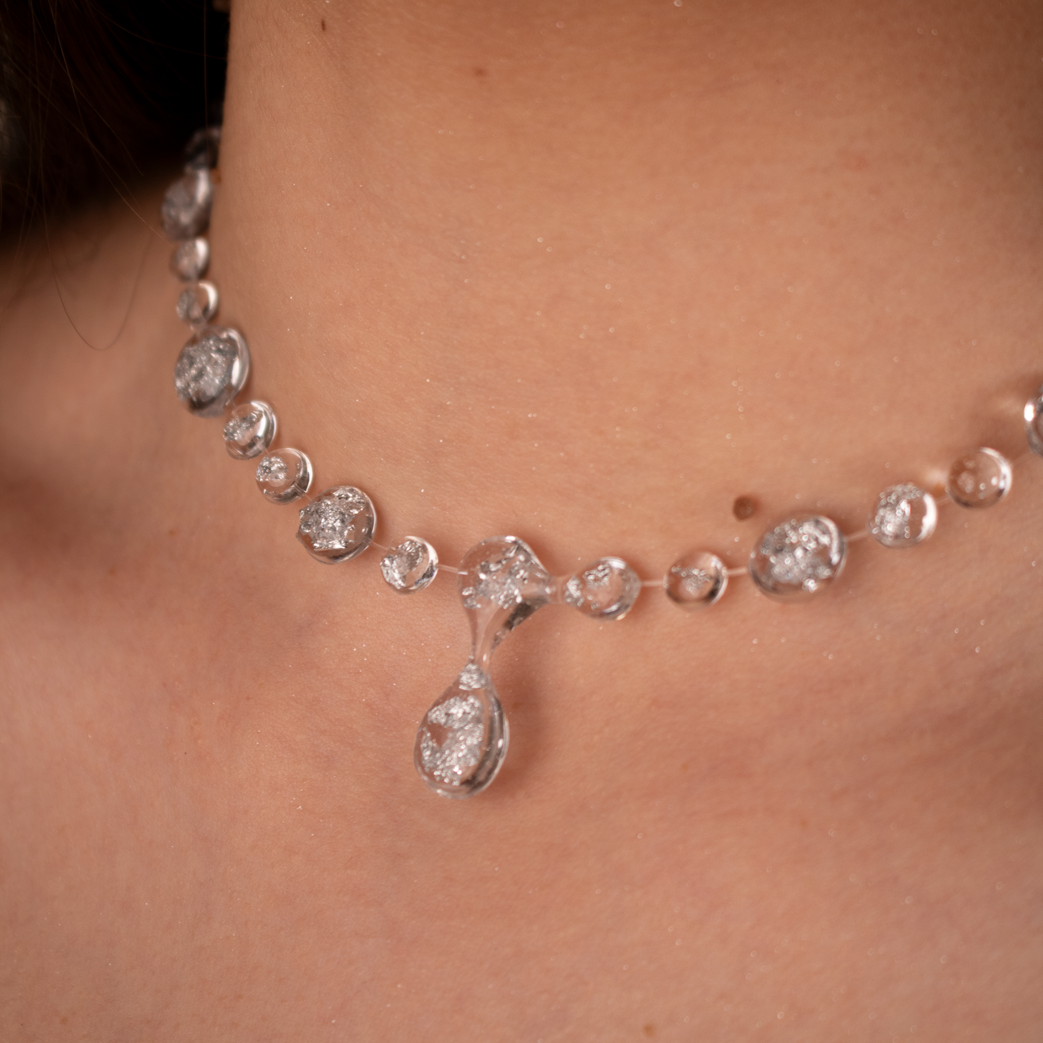 Colier Liquid Silver