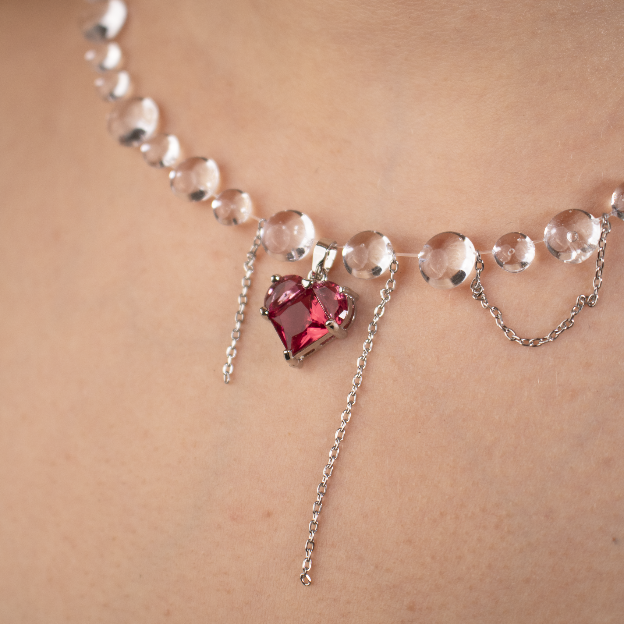 Colier Red Heart