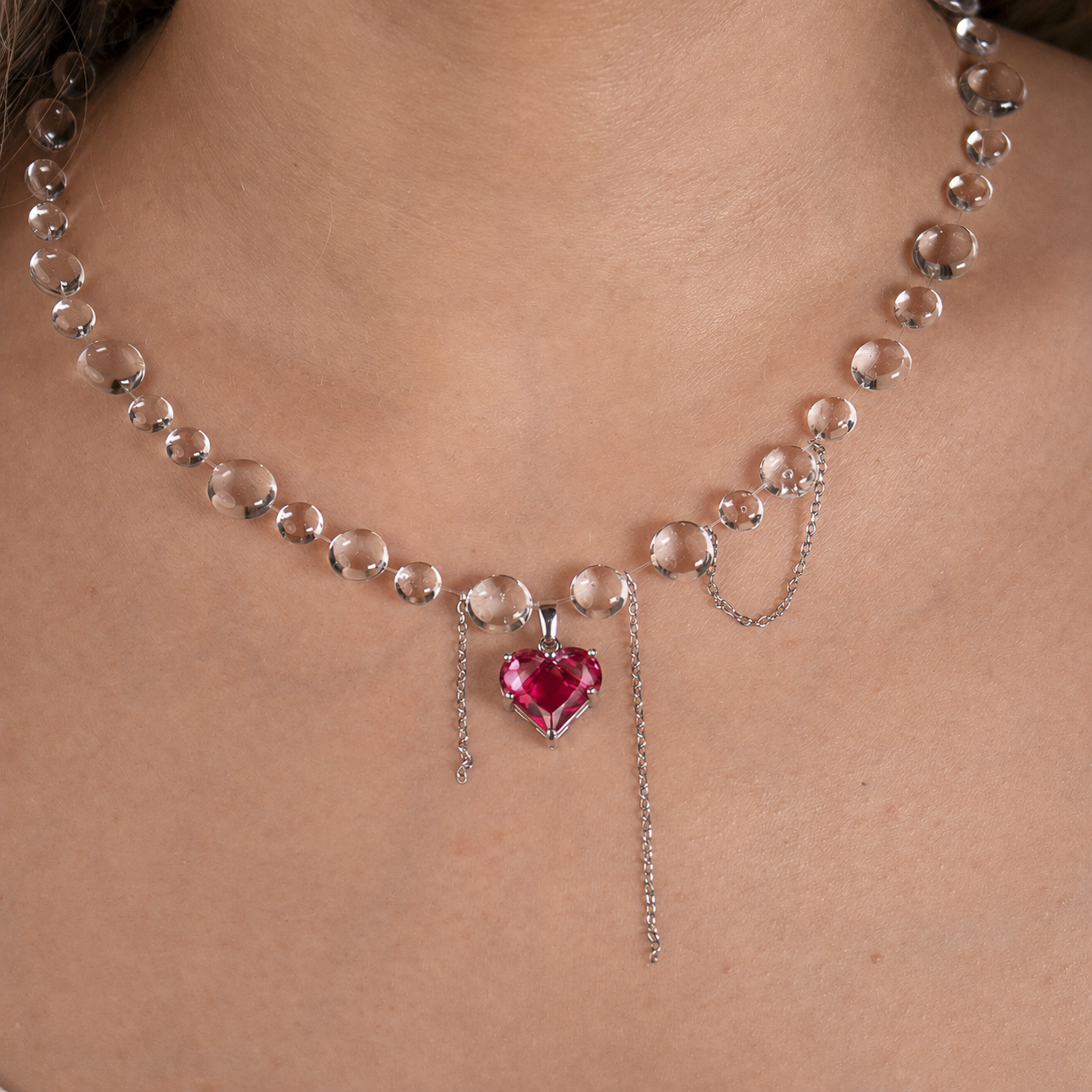 Colier Red Heart