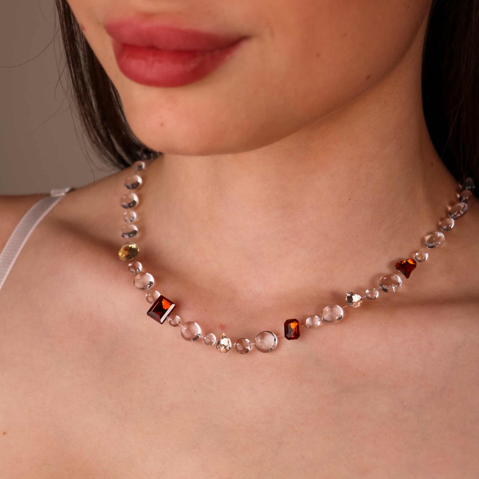 Colier Toffee Crystal
