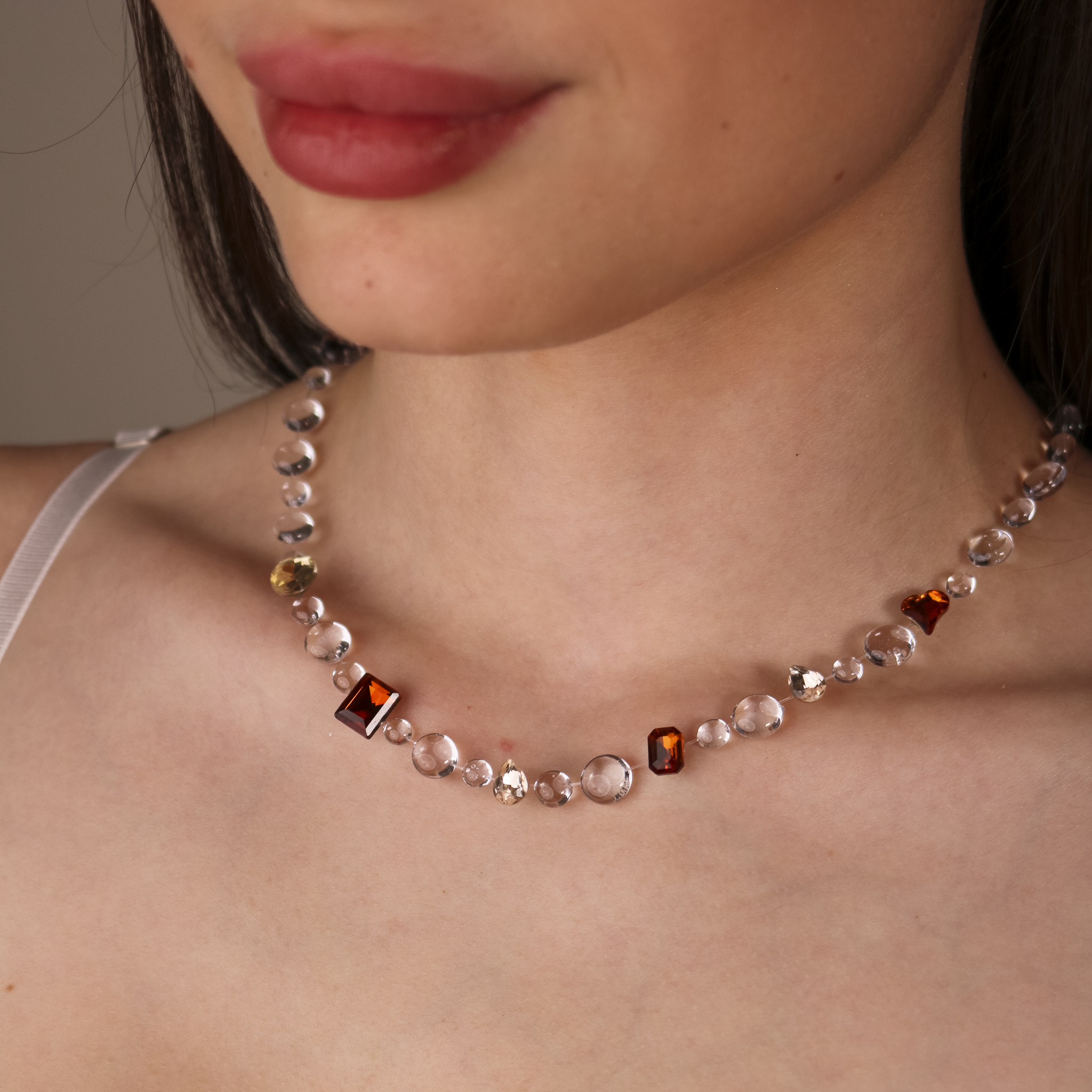 Colier Toffee Crystal