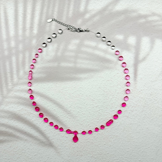 Colier Gradient Pink - DROP - DROP - Colier