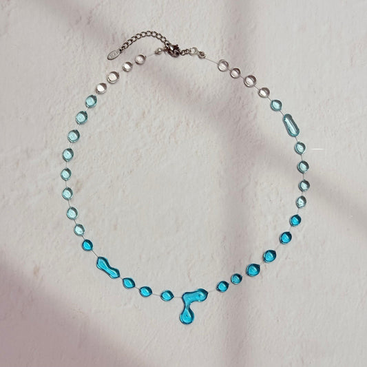 Colier Gradient Turquoise - DROP - DROP - Colier