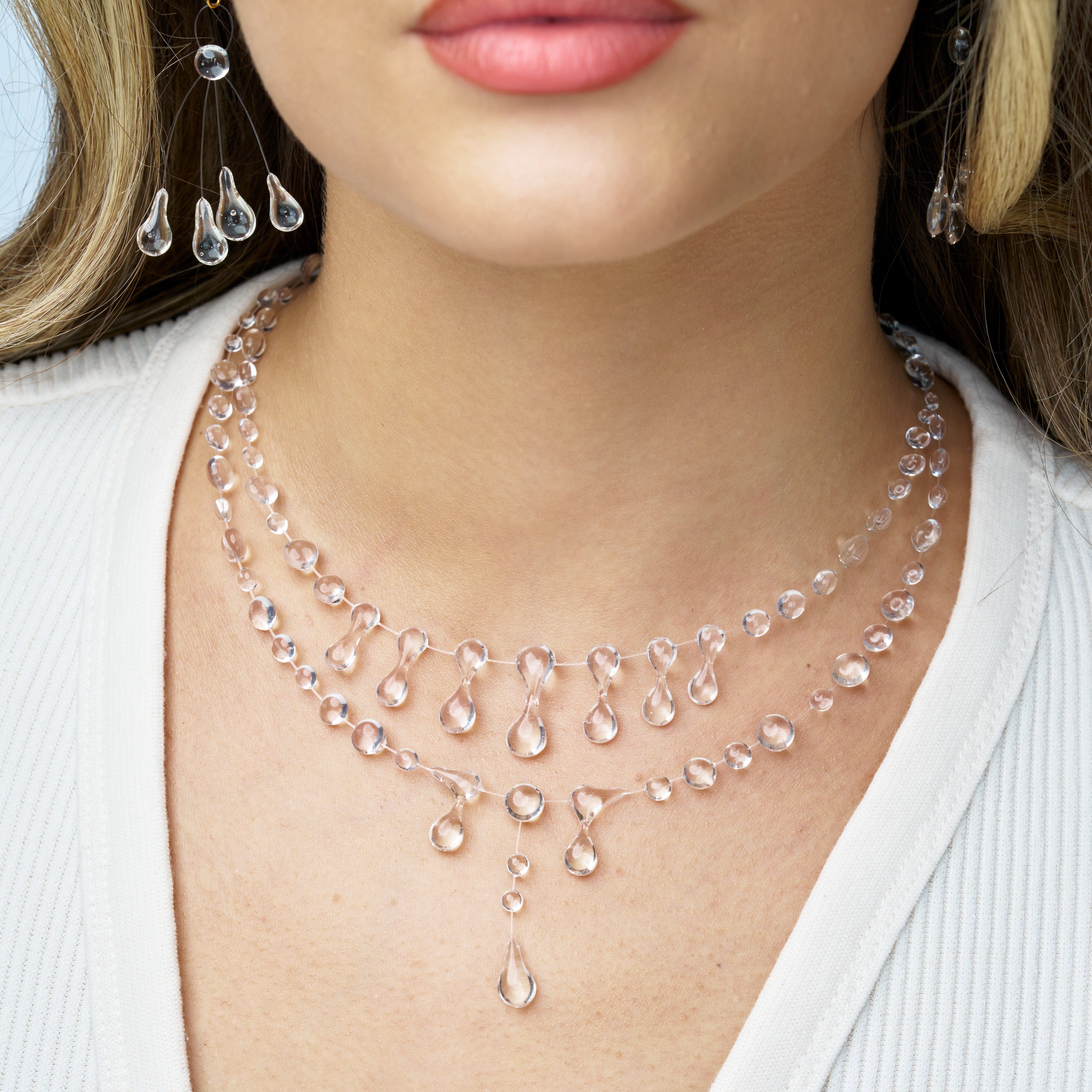 Drop Colier Colier Double Droplet