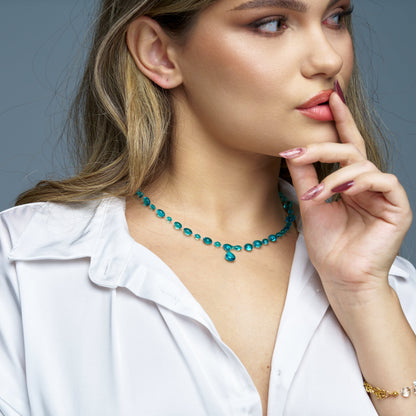 DROP Colier Colier Gradient Turquoise