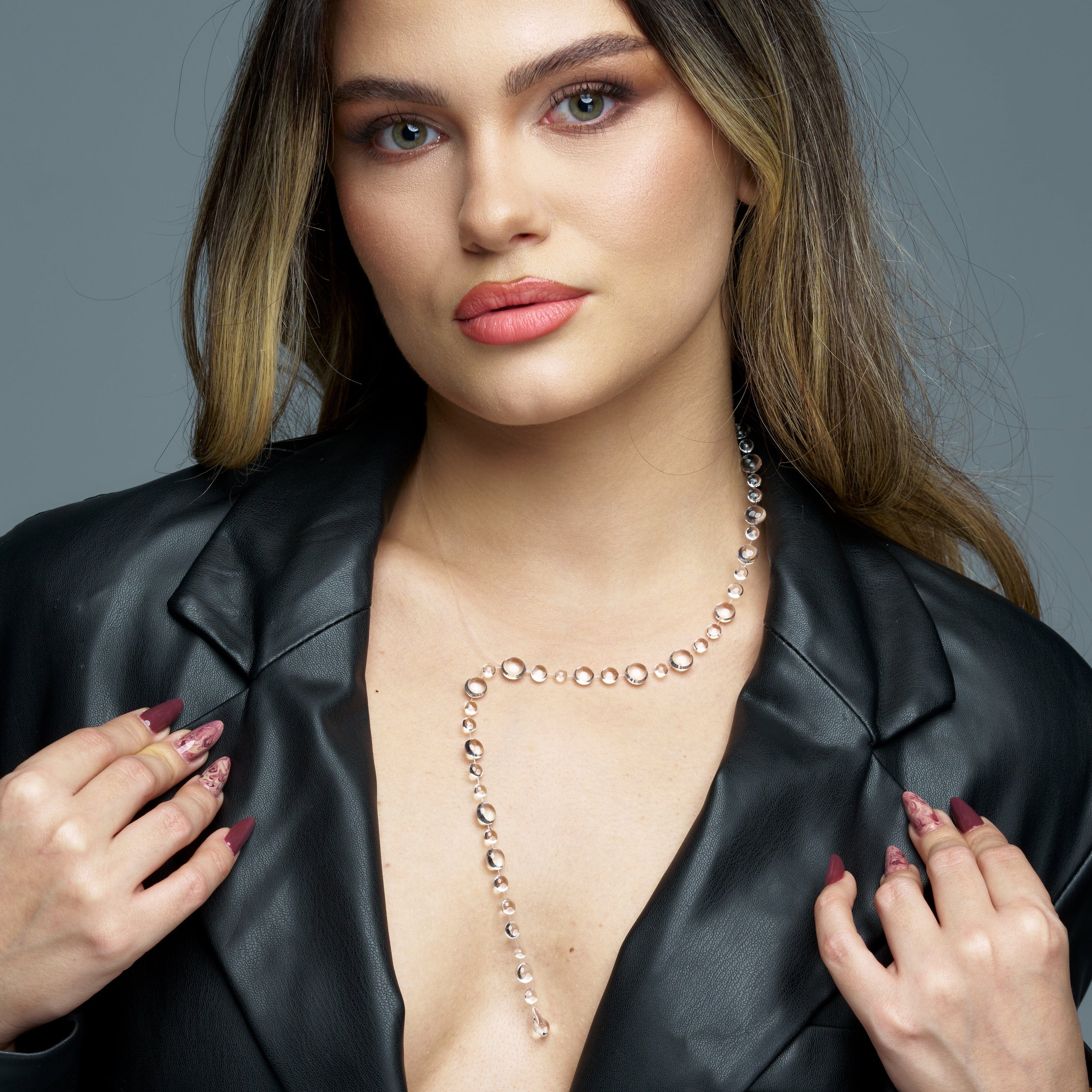 DROP Colier Colier Moon Drop