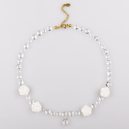 DROP Colier Colier White Roses